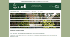 Desktop Screenshot of mellhomes.co.uk